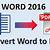 how to convert pdf to word doc