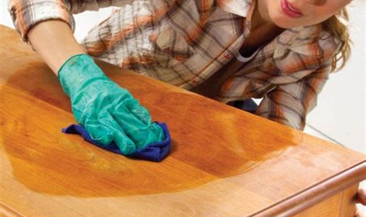 how to cover scratches on teak furniture