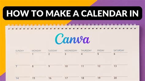 How To Make A Calendar Or Planner Using Canva Printables and