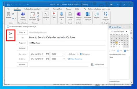 How To Create A Calendar Invite In Outlook