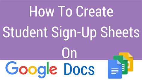 How To Use Google Docs for Online SignUp Sheets. Whatever the need for