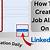 how to create a job search in linkedin how do i run command download