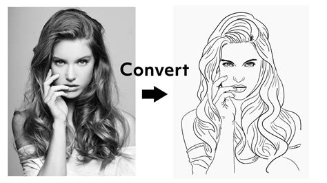 5 EASY Steps to Create a REALISTIC Line Drawing From a Photo In