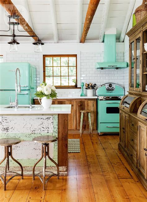 40+ Trendy Vintage Kitchen Design and Decor Ideas 2021 Rustic kitchen Farmhouse