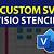 how to create a visio stencil from an image