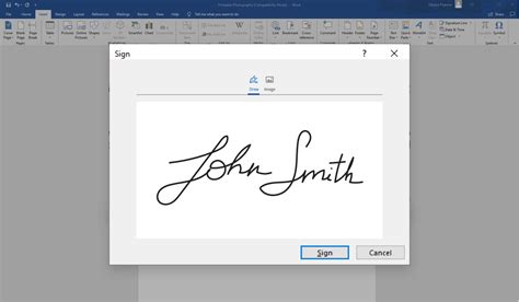 How to add a handwritten signature in Word Knowl365