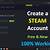 how to create account steam