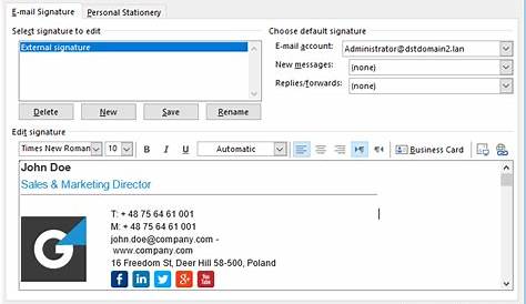 How To Create Signature In Outlook With Picture