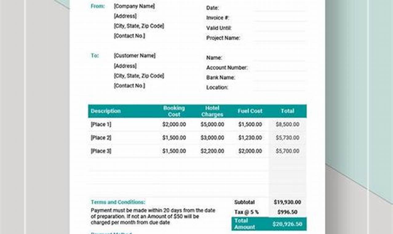 How to Create a Travel Service Invoice with Ease