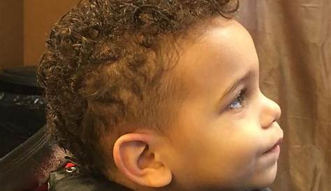 How To Cut Curly Baby Boy Hair With Softer line Shaping Little