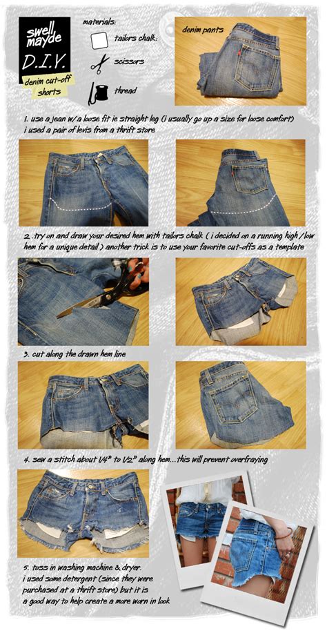Refashion The perfect DIY cut off jeans shorts. LOOK WHAT I MADE
