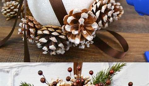 48 Fabulous Christmas Pine Cone Decorations PIMPHOMEE