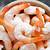 how to defrost frozen cooked prawns