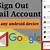 how to delete a gmail account on android