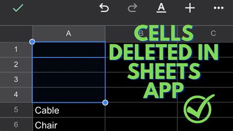 How to Delete Rows on Google Sheets on Android 5 Steps