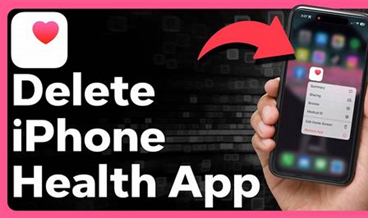 How To Delete Health App From Iphone