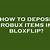 how to deposit one robux on bloxflip roblox codes redeem