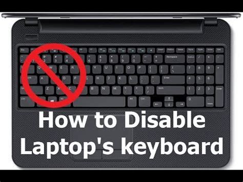Disable Physical Keyboard Laptop PHISLA