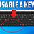 how to disable the windows key in windows 10