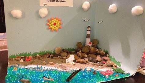 Ocean diorama | For more homeschool resources check Table Top Teaching