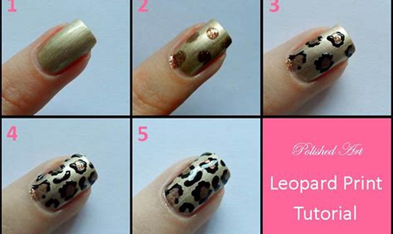 how to do leopard print nails