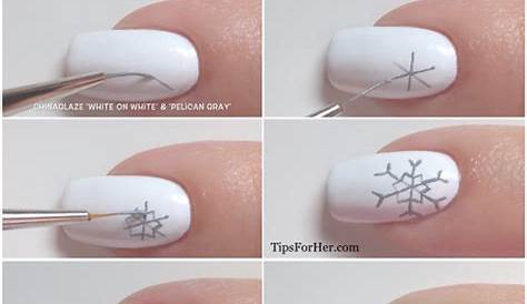 How To Do Snowflake Nail Art Polish Pals Easiest Tutorial