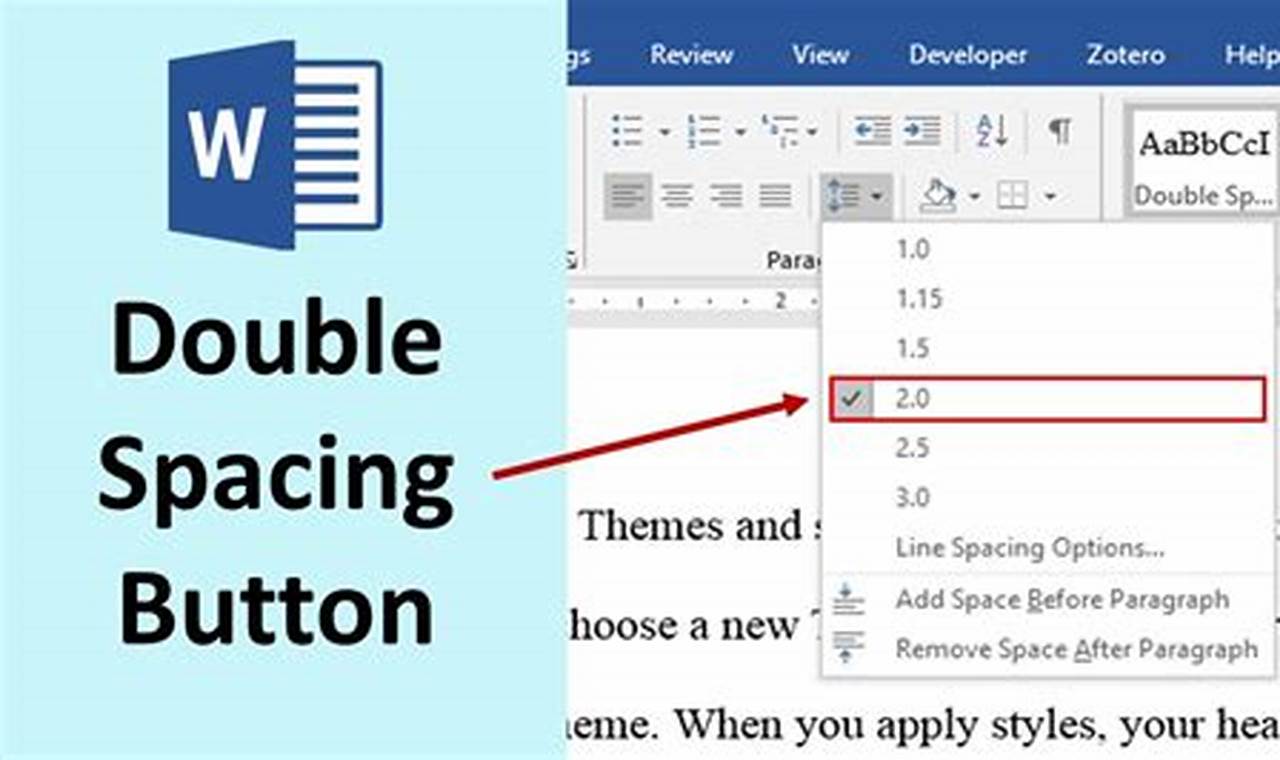 Discover the Secrets of Double Spacing in Word: A Guide to Enhanced Readability and Visual Appeal