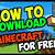 how to download minecraft for free 2021