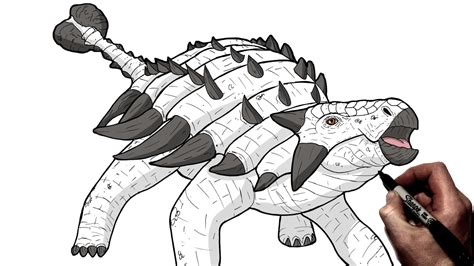 Learn How to Draw Hank Ankylosaurus from Dinosaur Train