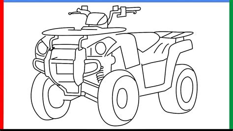 Kids ATV Coloring Pages