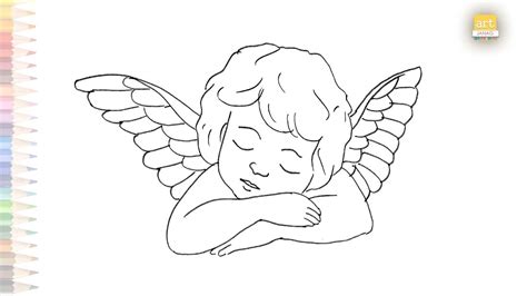 How to Draw an Baby Angel step by step [8 Easy Phase]