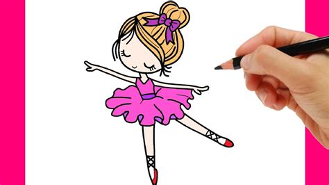 How to draw a Ballerina. Easy Ballerina guide with