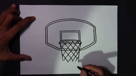 How to Draw a Basketball Hoop (Step by Step Pictures