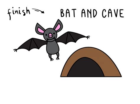 Bats_Cave Painting, Art, Bat