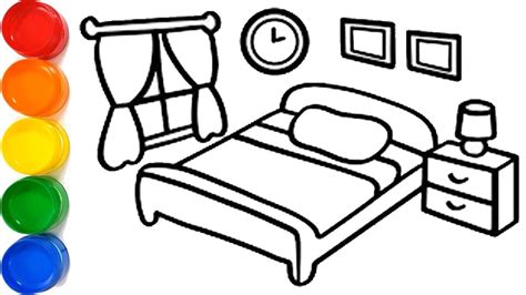 How To Draw A Bedroom In One Point Perspective Step By