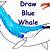how to draw a blue whale