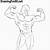 how to draw a bodybuilder step by step