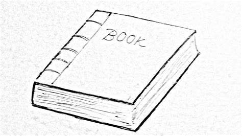 Learn How to Draw an Open Book (Everyday Objects) Step by
