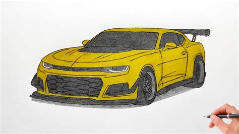 How To Draw A Camaro Ss 1969