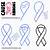 how to draw a cancer ribbon step by step