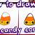 how to draw a candy corn