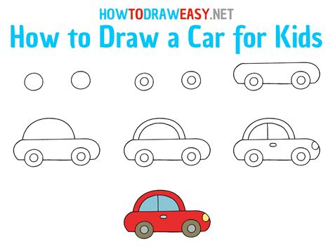 Draw a Cute Car · Art Projects for Kids