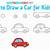 how to draw a car easy step by step