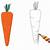 how to draw a carrot step by step