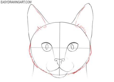 Learn how to draw a cute Cat step by step ♥ very simple