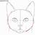 how to draw a cat face realistic step by step