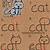 how to draw a cat using the word cat