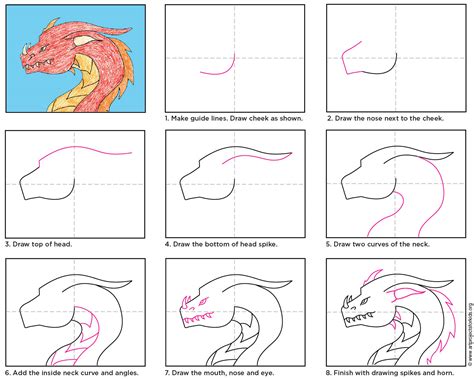 How to Draw a Chinese Dragon Art Projects for Kids