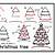 how to draw a christmas tree easy step by step