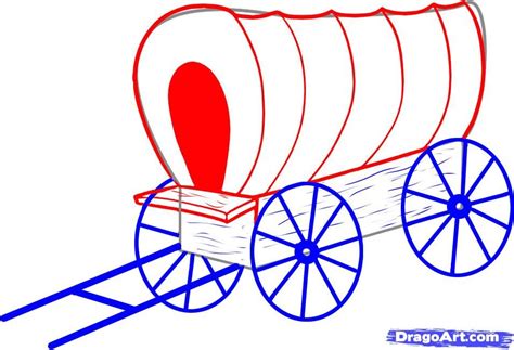 Old Wagon Drawing Free download on ClipArtMag